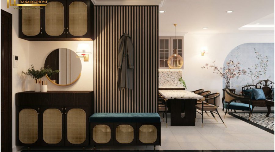 Thiết kế căn hộ phong cách Indochine